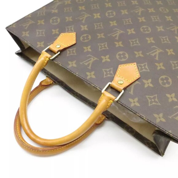 LOUIS VUITTON Sac Plat Tote Bag Monogram Canvas - Picture 9 of 12